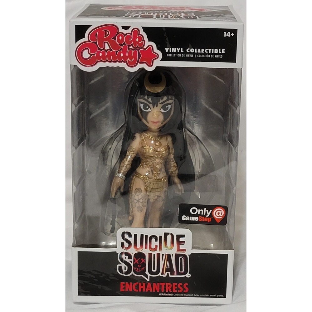 SUICIDE SQUAD ENCHANTRESS VINYL COLLECTIBLE ROCK CANDY FUNKO GAME STOP IN BOX